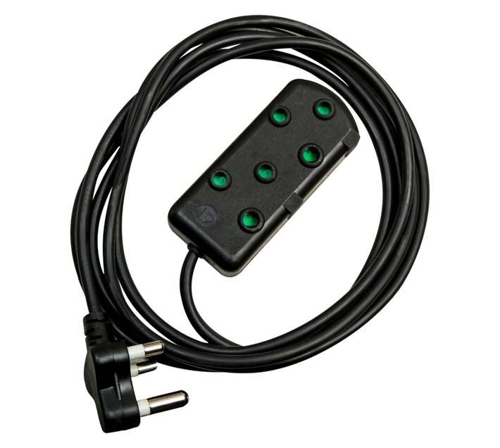 Electro Worx Extension Lead - Black (3000 x 1mm)