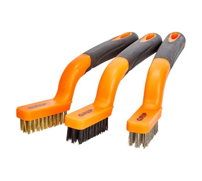 Grip Brush Set Mini 180mm 3pce