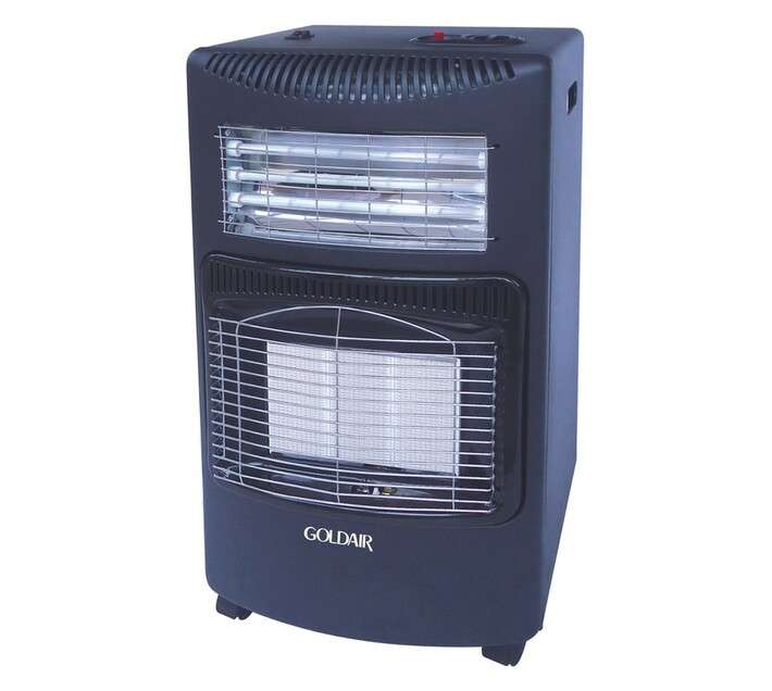 Goldair 3 Panel GBGH-420B Gas Heater - Silver