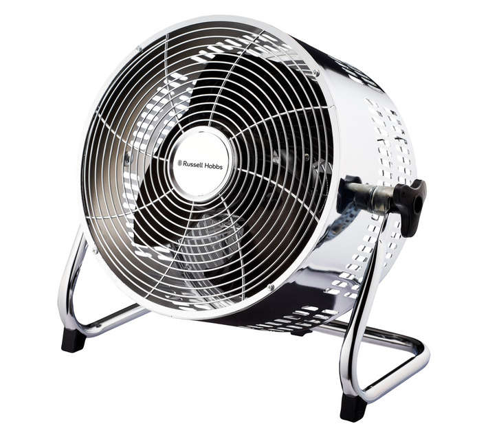 Russell Hobbs RHVDF02 Vintage Desk Fan - Silver (80W)