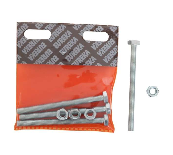 Eureka Galvanised Hex Set Screw and Nut (8 x 100mm)