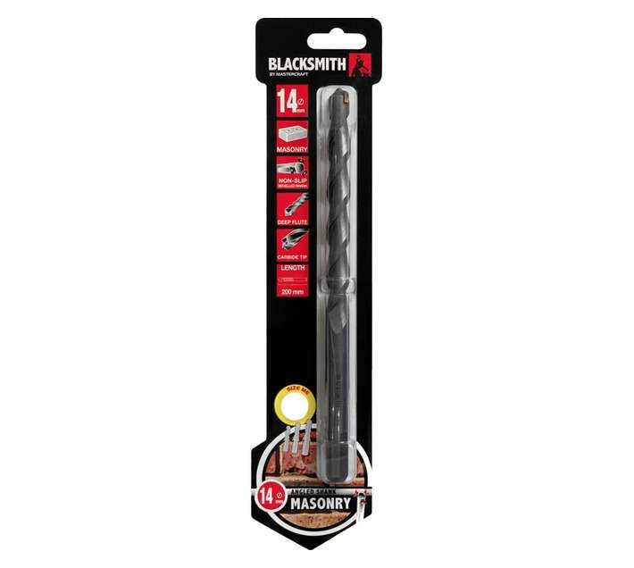 Blacksmith 14 x 200mm Masonry Drill Bit Bshank