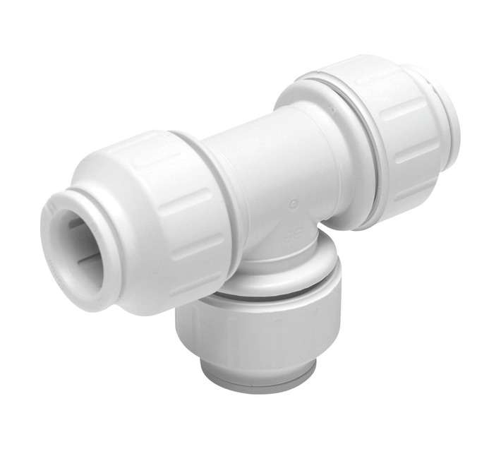 Speedfit Equal Tee 15mm - White