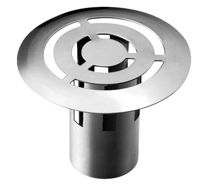 GIO 150mm Round Retrofit Chrome Shower Trap