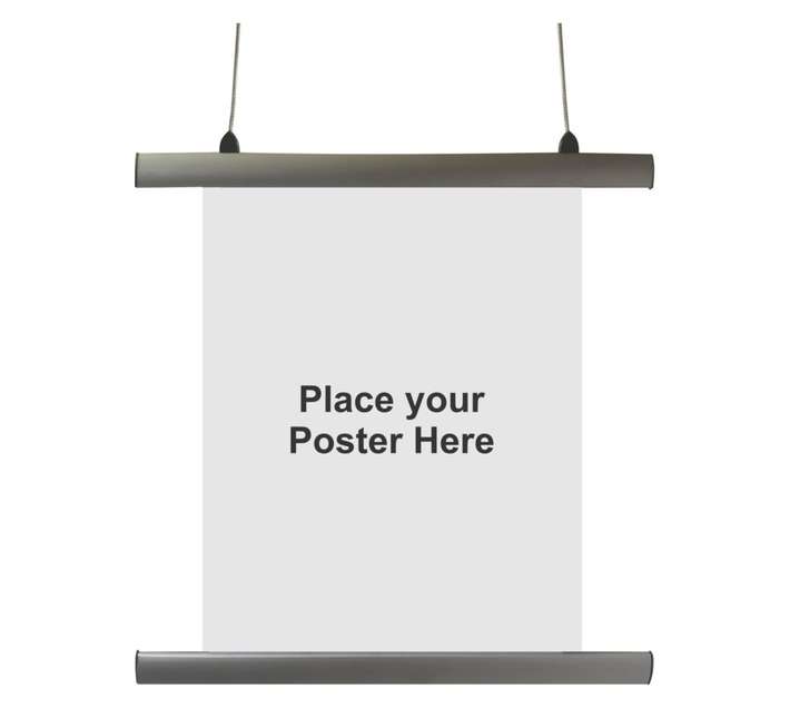 Parrot Products BG9202 A2 Aluminium Battens Poster Hanging Set (430mm)
