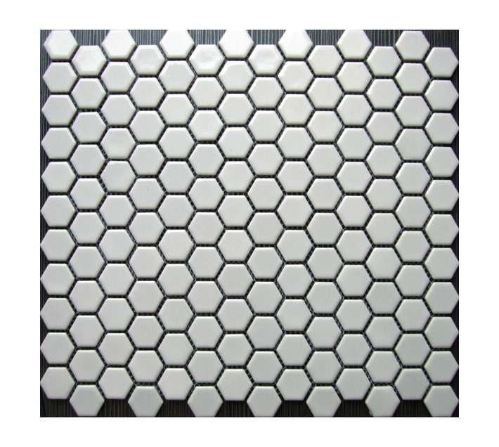 Earthstone Hexagon Tile - White (23 x 300 x 300mm)