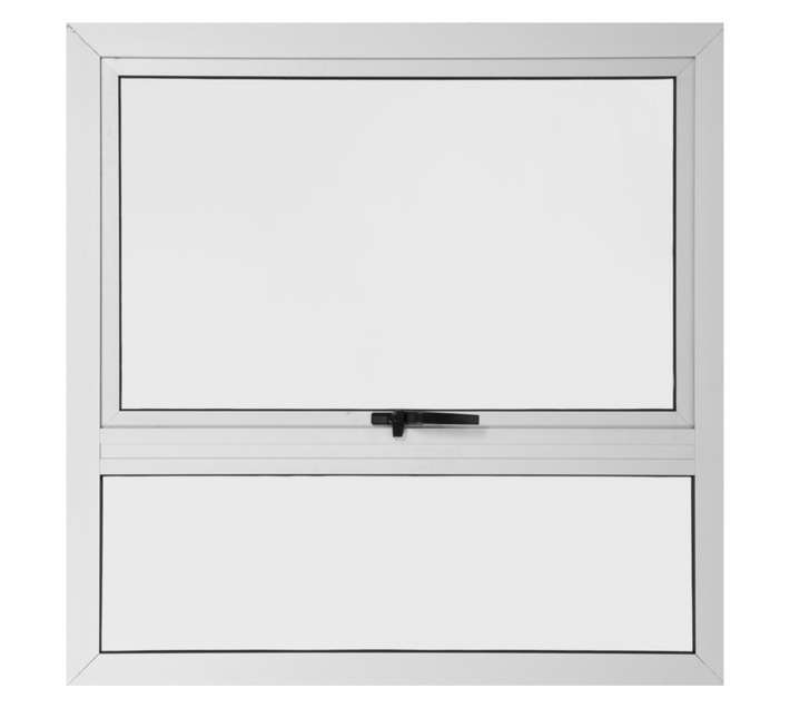 Alglasico PT99 Top Hung Aluminium Window - Natural (890 x 890mm)