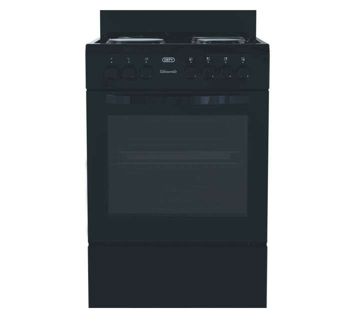 Defy 4 Plate Stove (600 x 650 x 905mm) Black DSS612