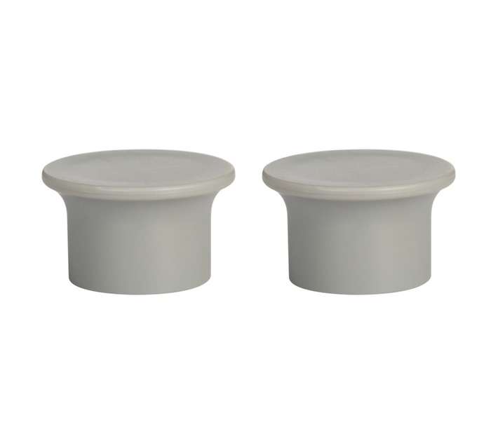 Design House N34FECG End Cap - Grey (15 x 11 x 5mm)