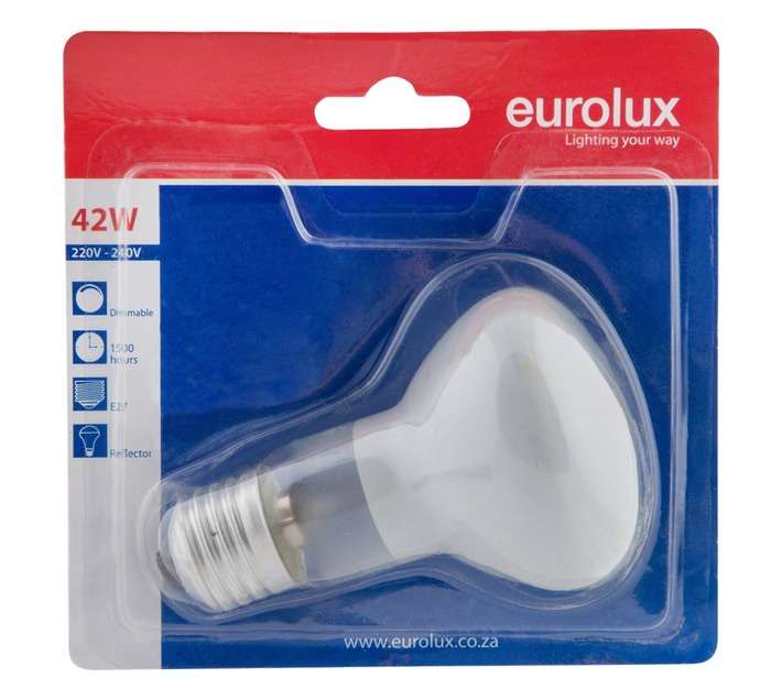Eurolux E27 Halogen Globe - Warm White (42w)