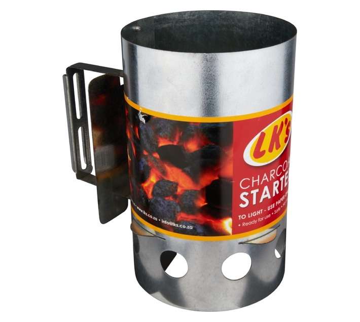 LKs Charcoal Starter Mild Steel