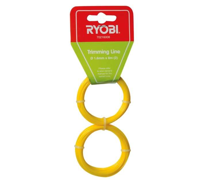 Ryobi 2 x Trimmer Lines (8000 x 1.6mm)