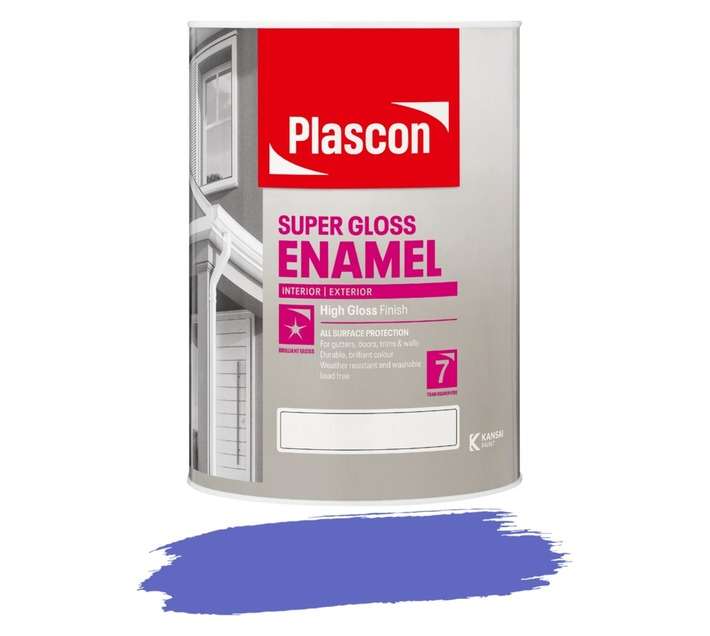Plascon Super Universal Enamel Doors and Trims - Battleship Grey (5L)