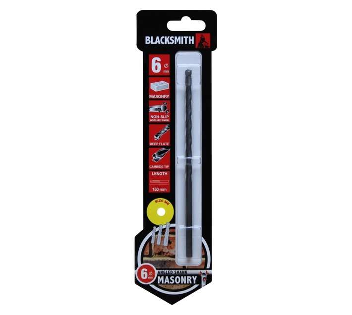 Blacksmith 6.0 x 150mm Masonry Drill Bit Bshank