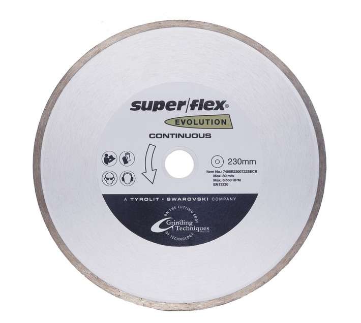 Super Flex Evolution Continuous Grinder Diamond Blade (230mm)