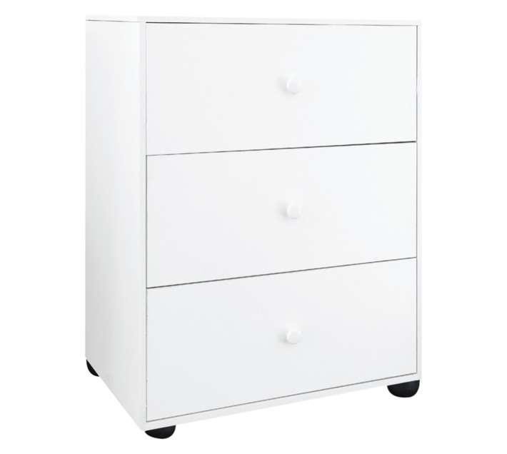 Home and Kitchen Chest Of Drawers - White (500 x 800 x 1040)