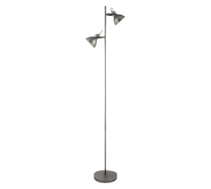 Bright Star Lighting Antique Floor Lamp - Silver