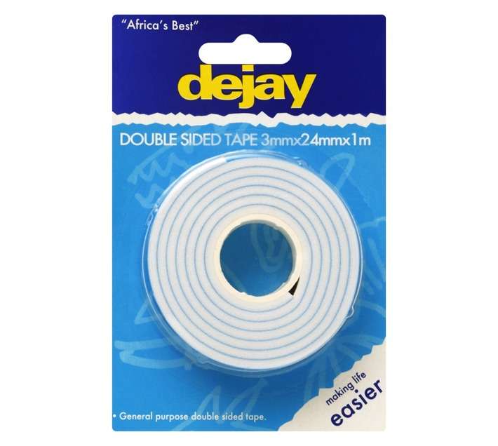 Dejay Double Sided Tape (24mm x 1m x 3mm )