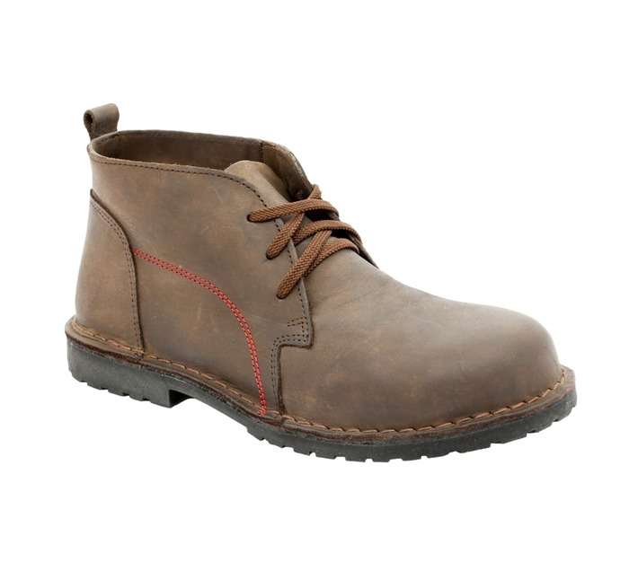 Bata Chelsea Lace Up Boot - Brown (Size 8)