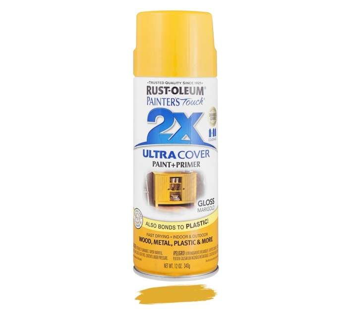 Rust-Oleum Spray Paint Touch 2X Ultra Cover - Gloss Marigold (340g)