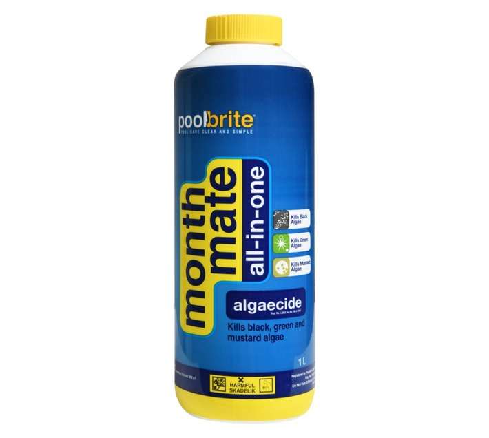 Poolbrite PO1250 Month Mate All-in-One Algaecide (1L)
