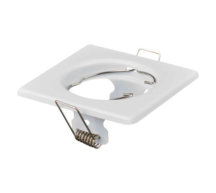 Lightworx GU10 SPOT-05-S-W Fixture Square Downlight - White