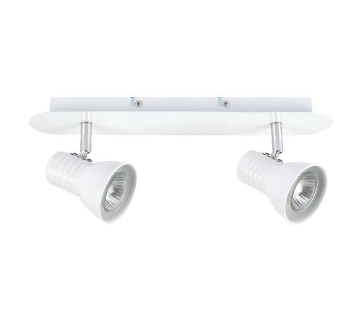 Design House 2 Light Spotlight - White