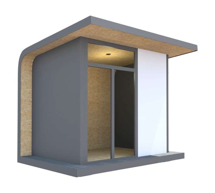 Multiply Holdings xPod Studio Eco Friendly Garden Pod (3500 x 2380x 2900mm)