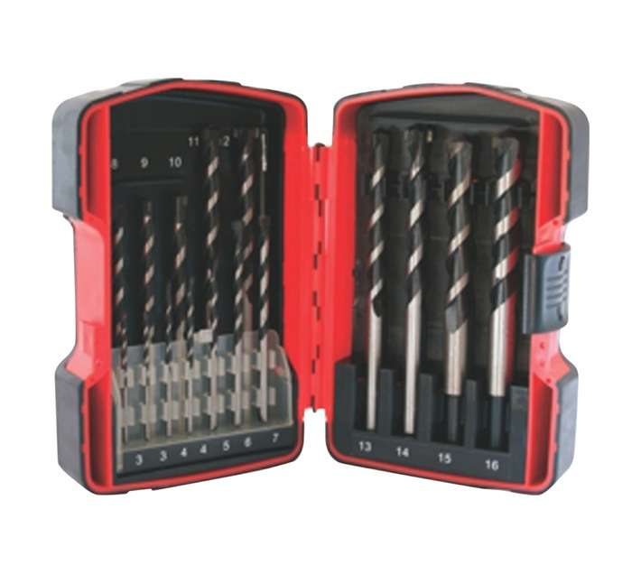 Tork Craft 16 x Masonry Drill Bits