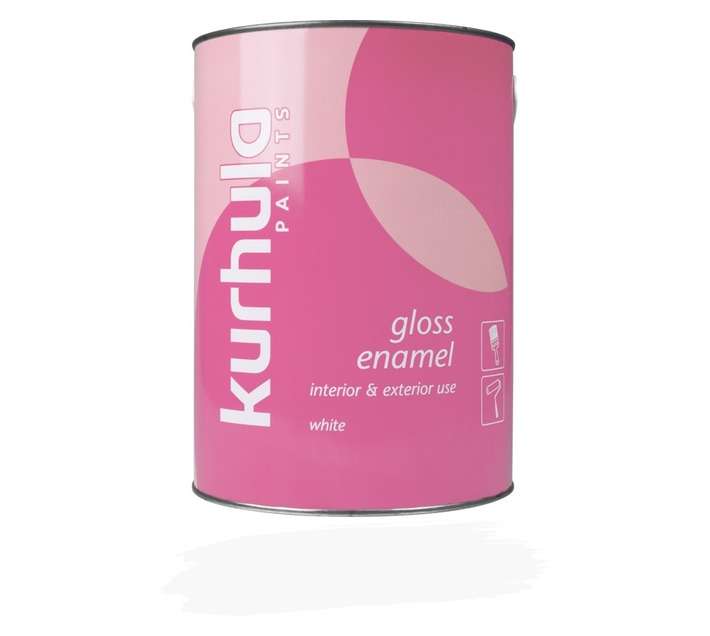 Kurhula Gloss Enamel Paint - White (5L)