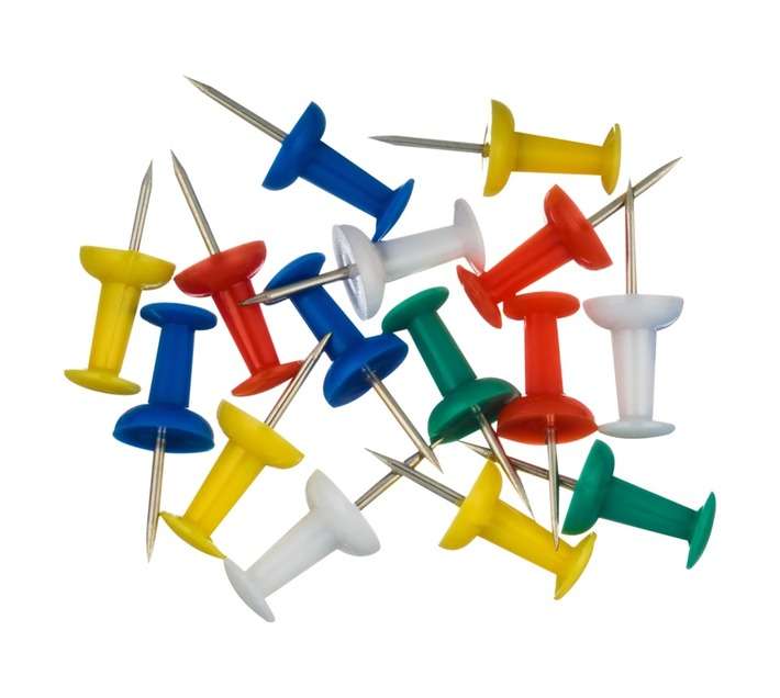 Parrot Products BA3003 15 x Giant Thumb Tacks - Assorted
