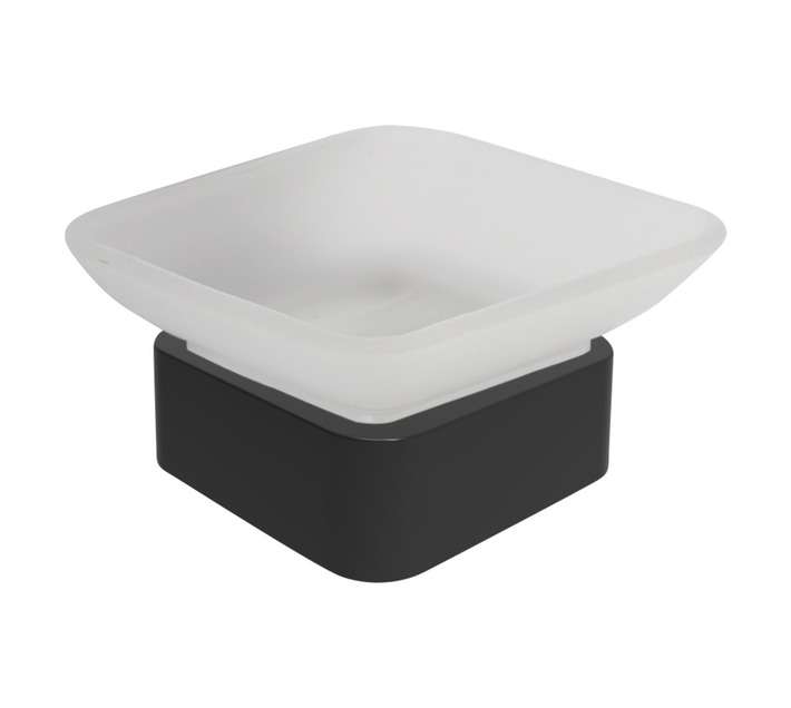 Lusso Ciano Soap Dish - Black