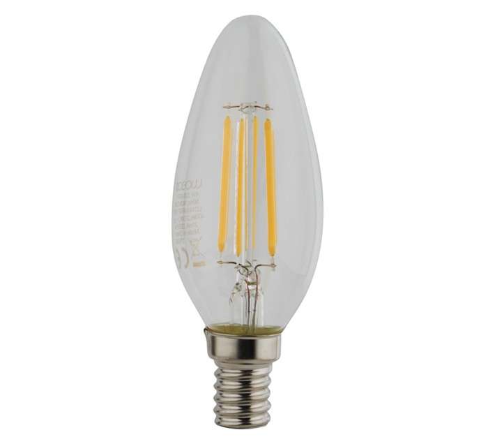 Luceco SES14 Filament Candle Lamp - Warm White (4w)