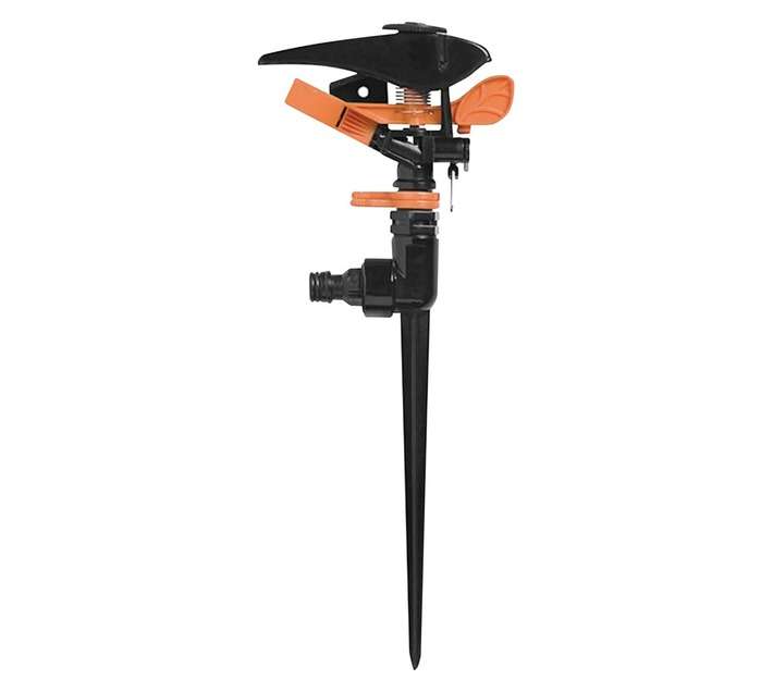 Garden Master Deluxe Pulsating Sprinkler - Black/Orange