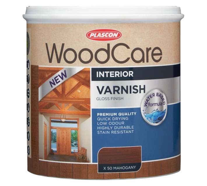 Plascon WoodCare Varnish Ultra Gloss - Mahagony (1L)