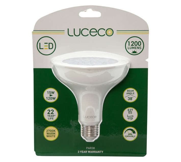 Luceco PAR38 E27 LED Lamp - Warm White (15w)