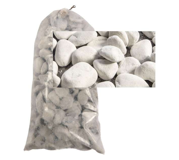 Large Pebbles - Tumble White (16kg)