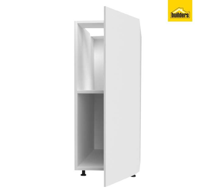 Home and Kitchen Base Unit Melamine Cabinet - Alpine White (300mm)