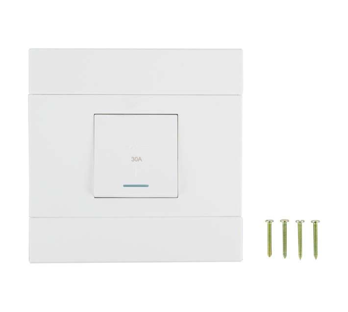 Veti 2VW2130D Double Pole 4x4 30A Isolator - White