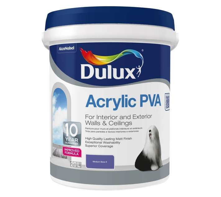 Dulux Acrylic PVA Medium Base 8 (20L)