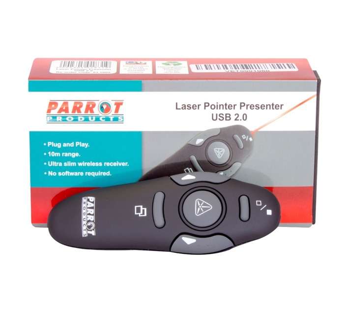 Parrot Products EL1005 USB 2.0 Red Laser Pointer