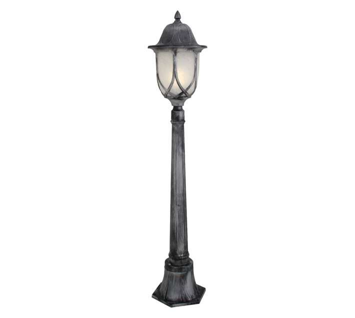 Eurolux Outdoor Lantern Pole - Black/Silver (60W)