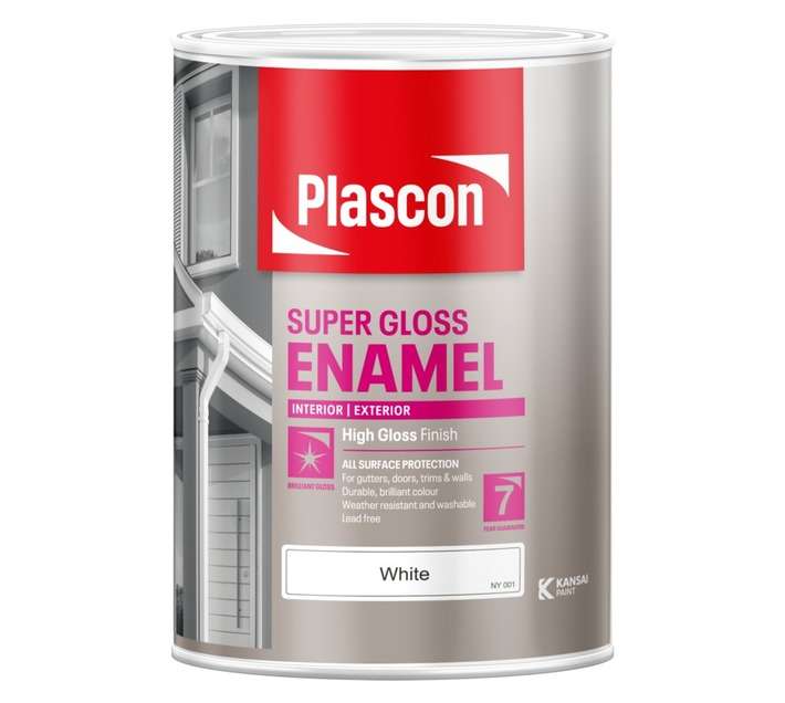 Plascon Super Universal Enamel Doors and Trims - Broken White (5L)