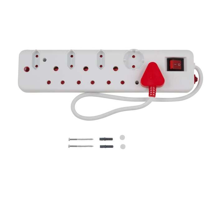 Ellies Electronics Multiplug 8way Surge In Packet