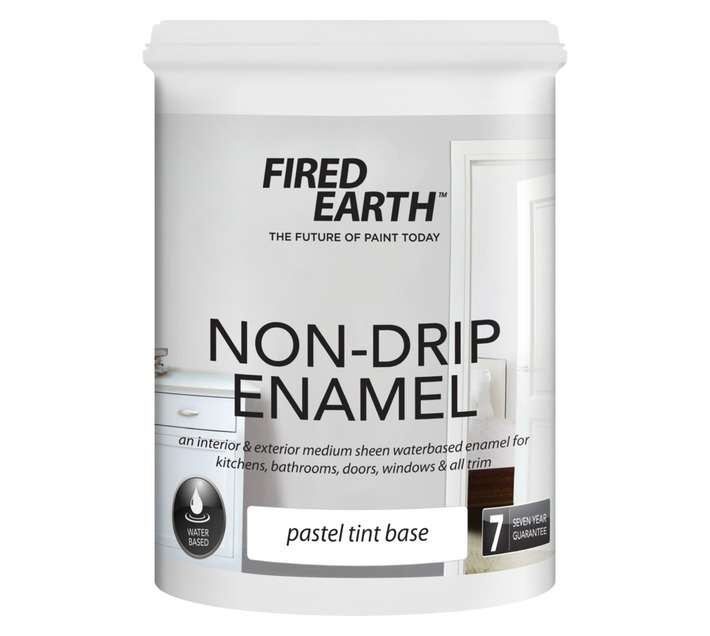 Fired Earth Non-Drip Enamel Water Base Pastel Base (5L)