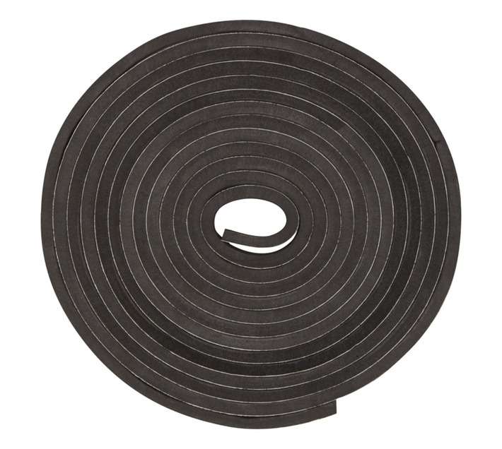 Bidvest Buffalo Tapes Foam Sealing Strip - Black (5000mm x 10mm x 6mm)