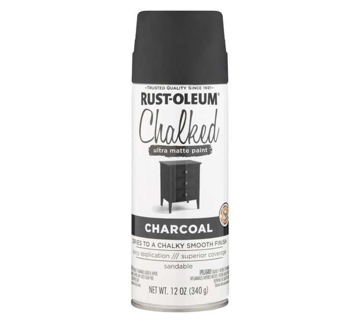 Rust-Oleum Spray Paint Chalked Ultra Matte - Charcoal (340g)