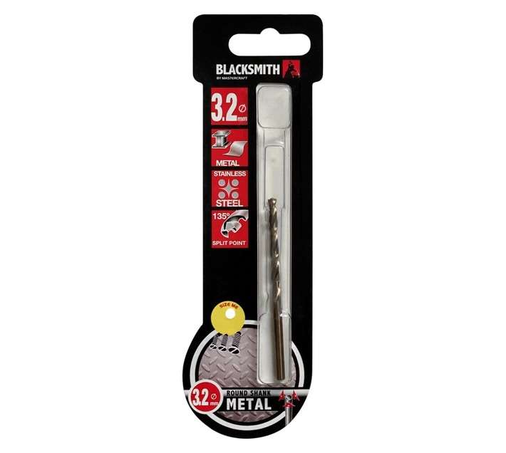 Blacksmith 3.2mm Metal Drill Bit Bshank (2 piece)