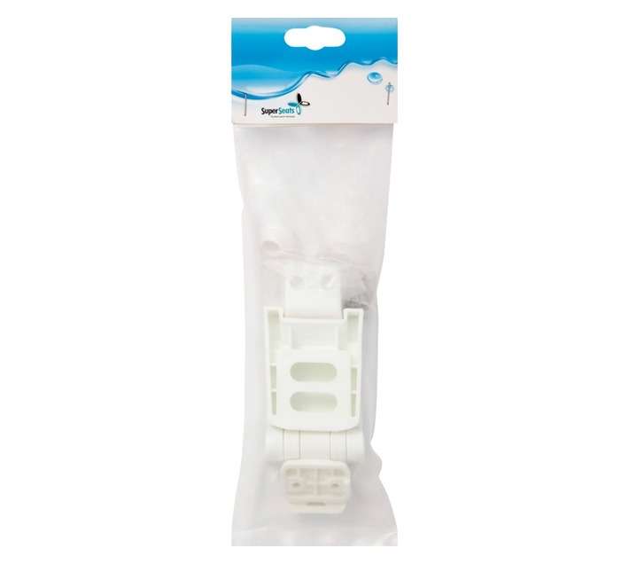 Toilet Seat Nylon Hinge Set - White