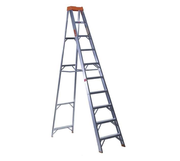 Alum Step Ladder Prof 10 Step 150kg (3000mm)